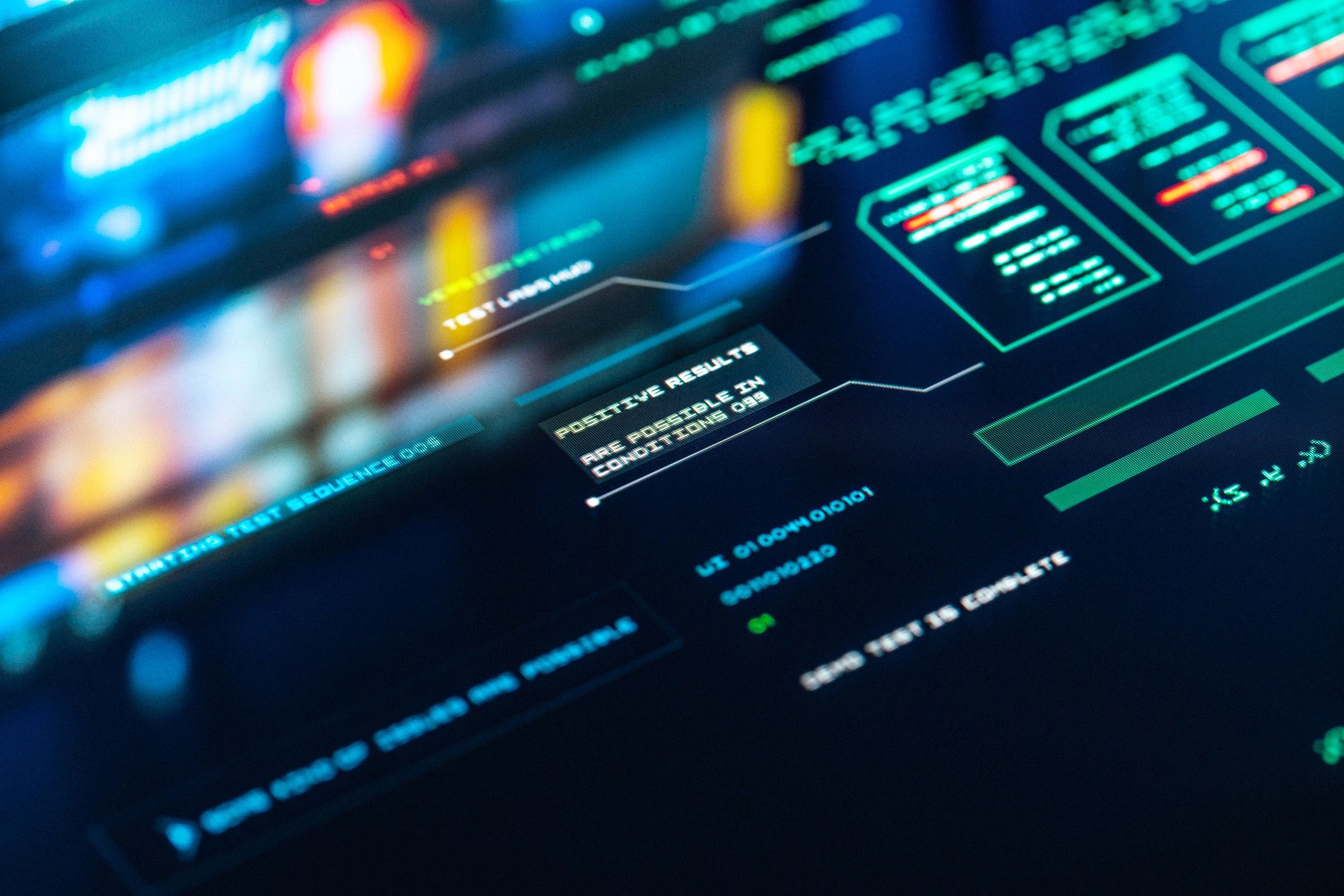 Futuristic user interface display